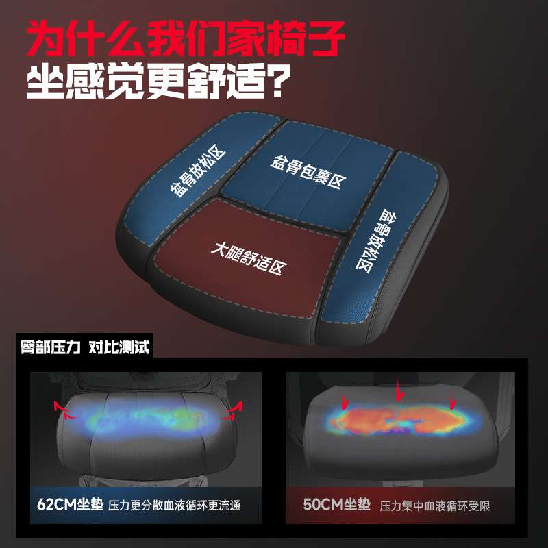 大体重人体工程学电脑椅家用大码办公椅舒适久坐高承重电竞椅子