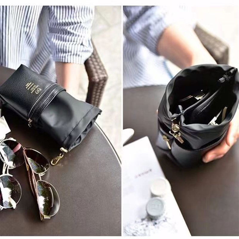 眼镜袋大容量便携迷你墨镜包太阳镜收纳袋夏季时尚百搭.男女通用