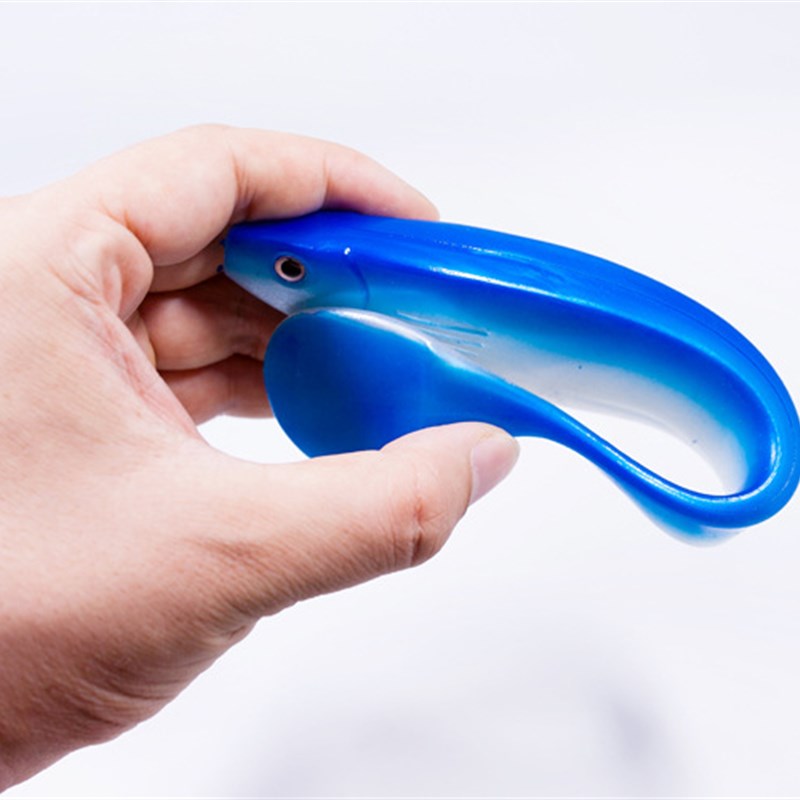 深海饵仿生鱼 大号软鱼x T尾鱼 南油海钓软饵路亚鱼饵