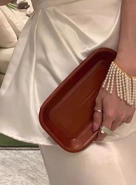 小众设计感珍珠流苏手镯时尚夸张个性手环M高级感气质手链优雅手