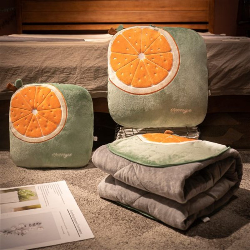 抱枕被子两用办公室折叠毯子二合一午睡枕头N汽车载冬季加厚小靠