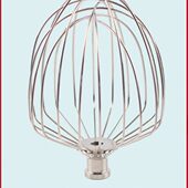 乔立厨师机打蛋球7500型号7600鲜奶搅拌球7L原厂配件不锈钢打蛋器