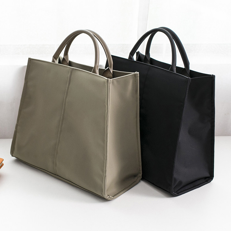 韩版单肩斜挎文件袋气质时尚商务手拎手提公文包女通勤包学生书袋