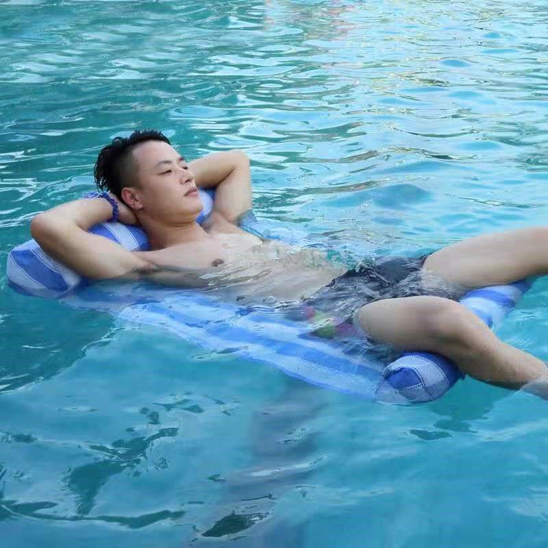 新款充气浮床浮椅水上漂浮垫躺椅 儿童游泳装备浮板浮排泳池浮条