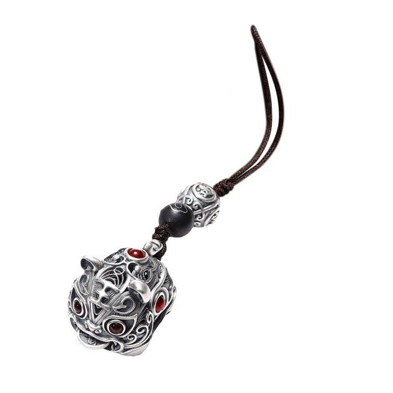 老虎a挂件汽车钥匙扣吉祥财运生肖小老虎男女个性国潮项链挂坠