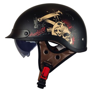 3C认证头盔夏季 复古半盔工厂DOT外贸机车M瓢盔国标A类电动车安全