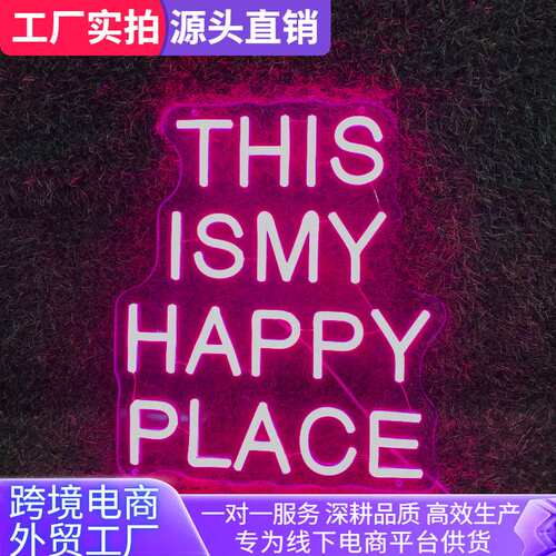 THISISMYPALCE霓虹灯12v5v工厂 LED造型灯网红牌网红灯超亮