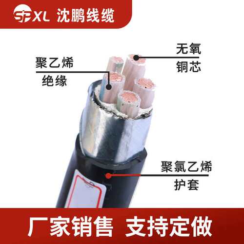 yjv22-4*25+1*16 yjv22-4*35+1*16铜芯铠装电缆 yjv电缆 厂家直销