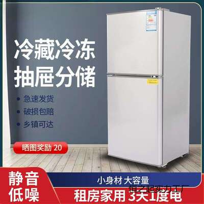 冰箱家用小型出租屋宿舍冷冻冷藏省电王厂家直销工厂直销跨境