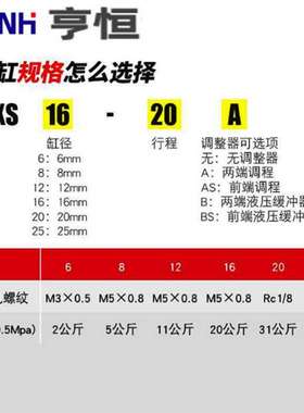 MXS滑台气缸MXSL6 8 12 16 20 25*20X30X40X50双轴精密型滑台气缸