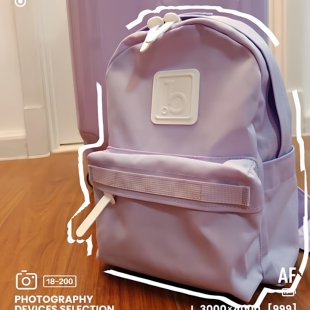 布雷德多巴胺炫彩色系双肩背包男女款旅游出行通勤包