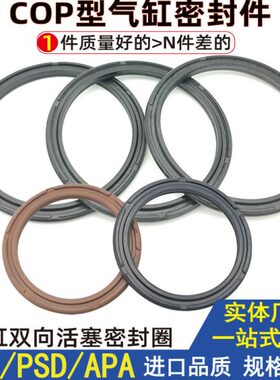 气缸密封圈大全耐磨c型圈气动活塞环COP-300 320 400*280 380*7.6