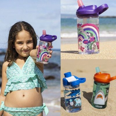 现货美国驼峰camelbak儿童水壶便携吸管水杯塑料欧阳娜娜同款水杯