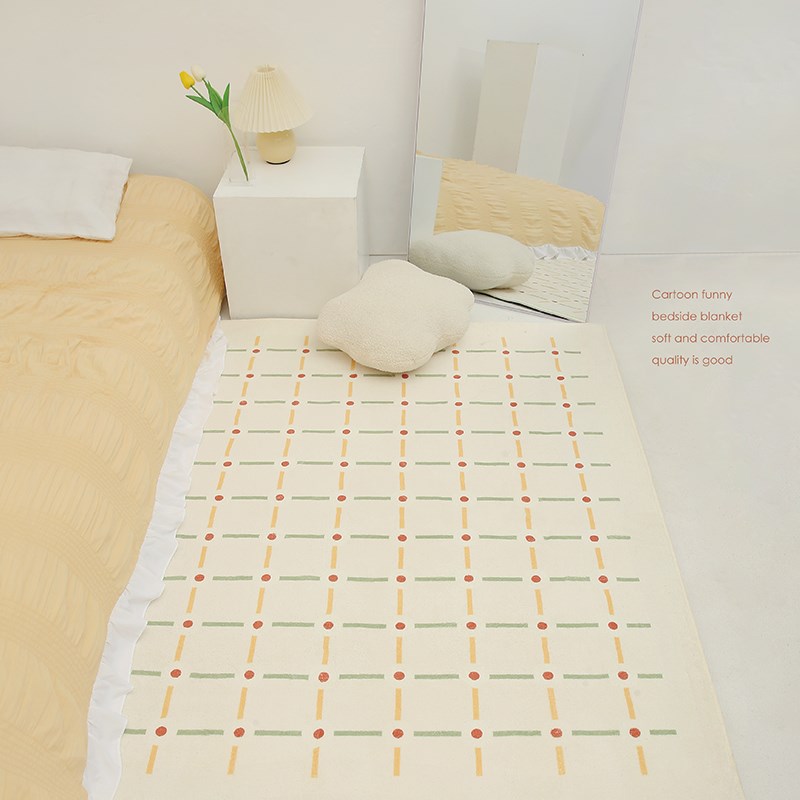 TipToe薄荷晨汐北欧地毯客厅茶几家用简约N卧室床边现代房间地垫