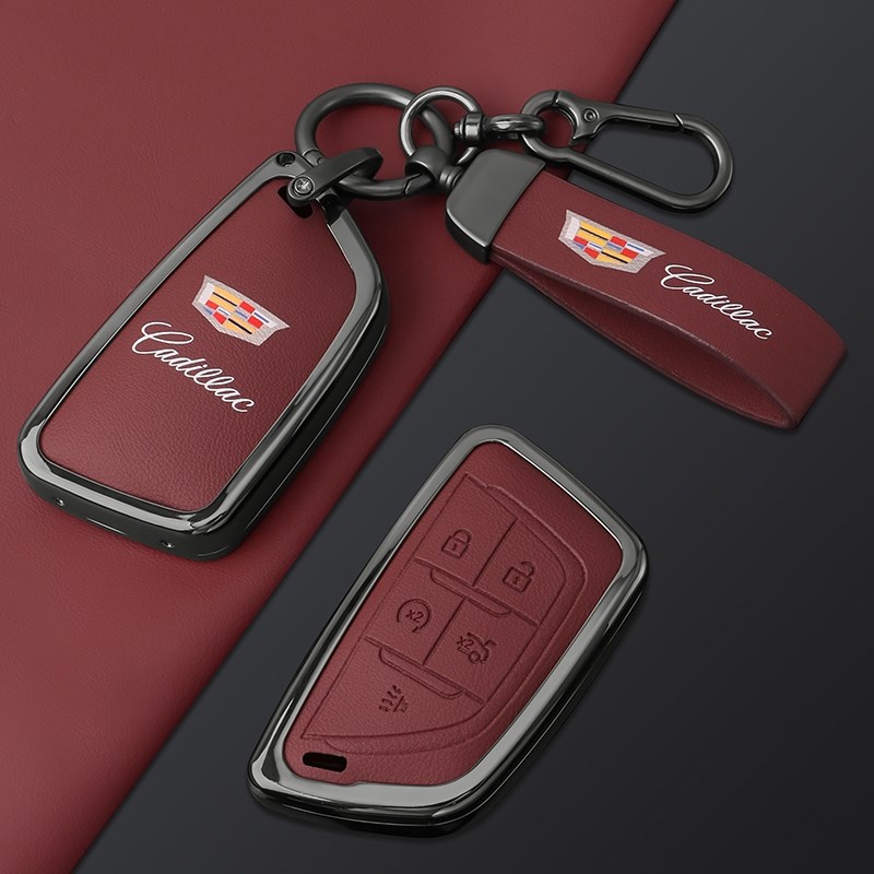 适用凯迪拉克钥匙套xt5 CT5 xt4 xts ct6 xt6车Pct4合金atsl壳扣