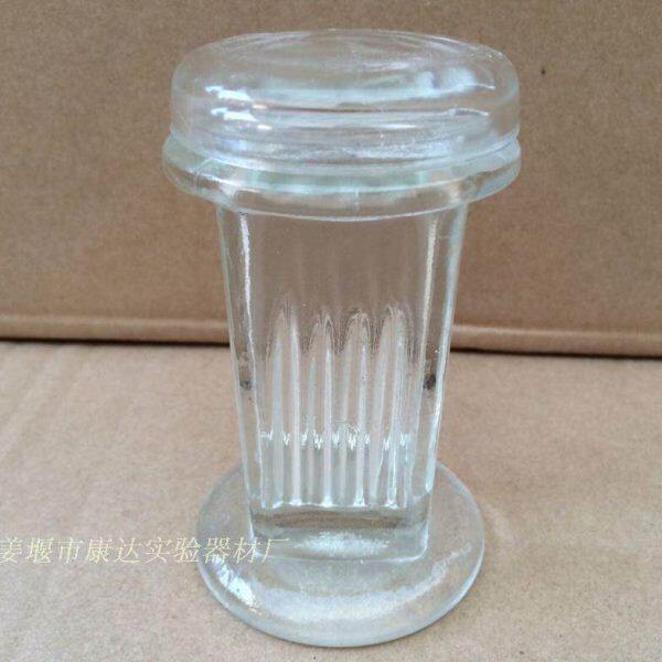 5片载玻片玻璃染色缸 染色架 5片切片盒  切片染色缸