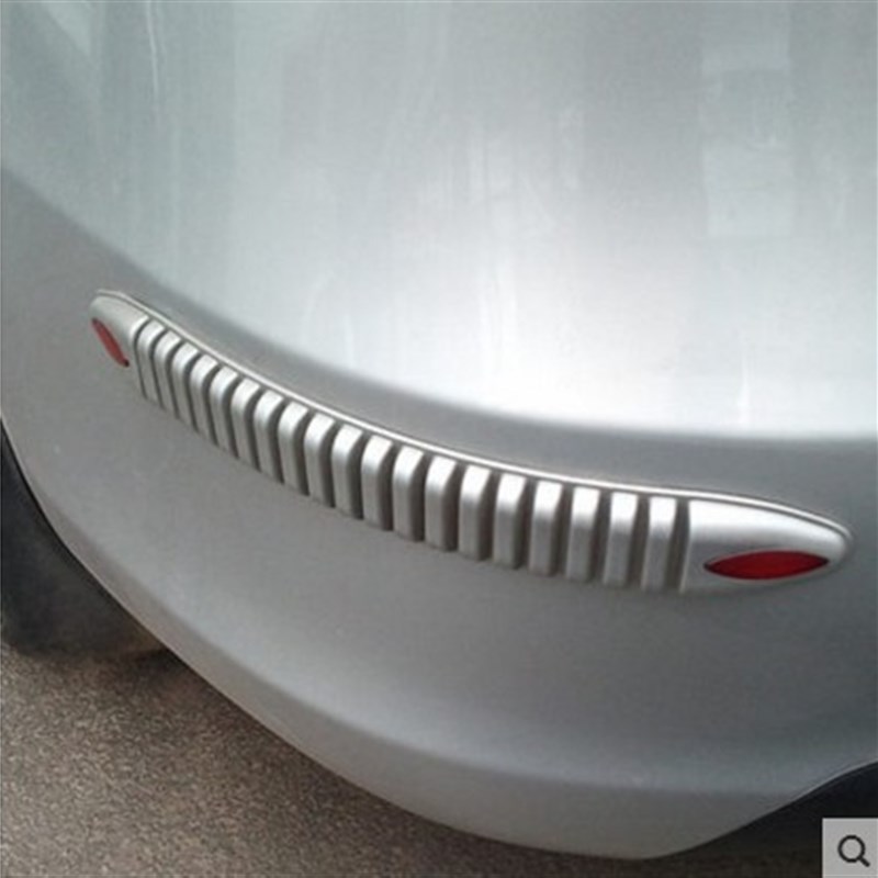 4条加大号汽车防撞胶条防u护条 车头保险杠车载防擦贴 车身装饰条