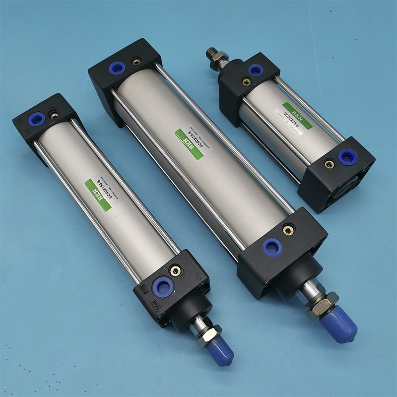 亚德客型标准气缸SCJ可调SC40x25/50/75/100/125/150/175/200-S