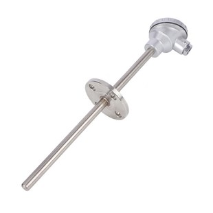 插深800mm 法兰连接热电阻wzp 三线 PT100 450 DN50 430