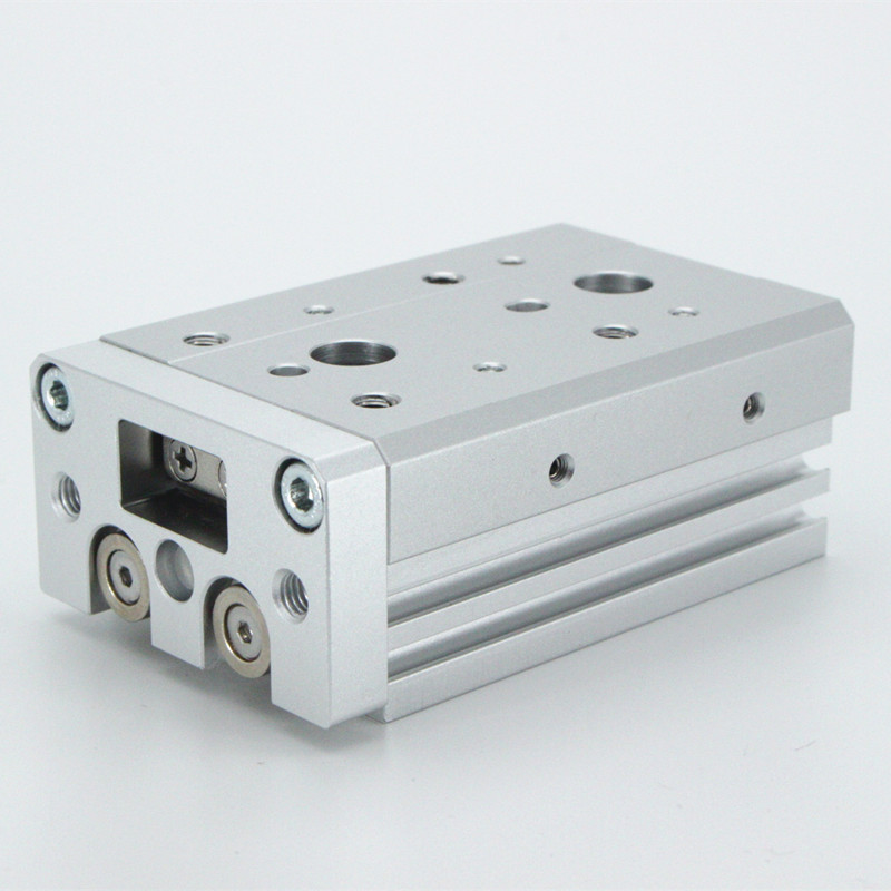 HLS导轨气动滑台气缸MXS6/8/12/16/20/25-10-20-30-40-50 75 AS A