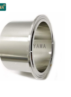 加长快装接头304不锈钢卫生级加厚50MM长卡盘端头快接卡箍法兰盘