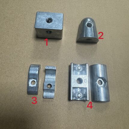 纺织机械配件 气动气穿倍捻机配件 苏拉 英迈杰配件移丝杆夹头