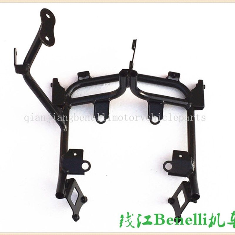 适用 贝纳利 黄巡BJ600GS-A前照灯安装支架 大灯支架总成(小头)