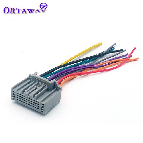 适用于本田思域凌派CRV奥德赛皓影中控导航主机电源喇叭线束尾插