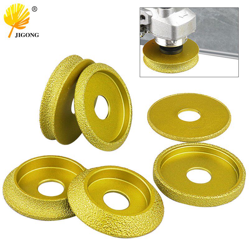 石材瓷砖磨边轮手工钎焊磨轮片石材磨边轮大理石瓷砖磨边磁砖修边