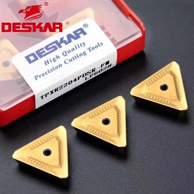 DESKAR戴斯卡数控铣刀片TPXR1603/2204PDSR-FM LF6028 钢件