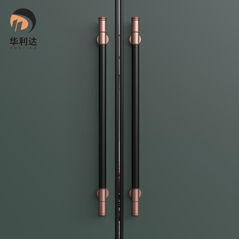 新中式玻璃门拉手推拉门木门把手商铺展厅酒店包厢双开玻璃门扶手