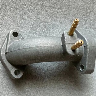 适铃木赛驰QS110赛胜化油器进气管QS110-2国二化油器进气管铝接口