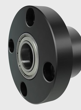 双轴承不带卡簧圆法兰组件带座轴承BGRAB-6201ZZ BFR01固定轴承座