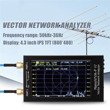 矢量网络分析仪NanoVNA手持式4.3寸HF VHF UHF 50k-3G测天线V2v3