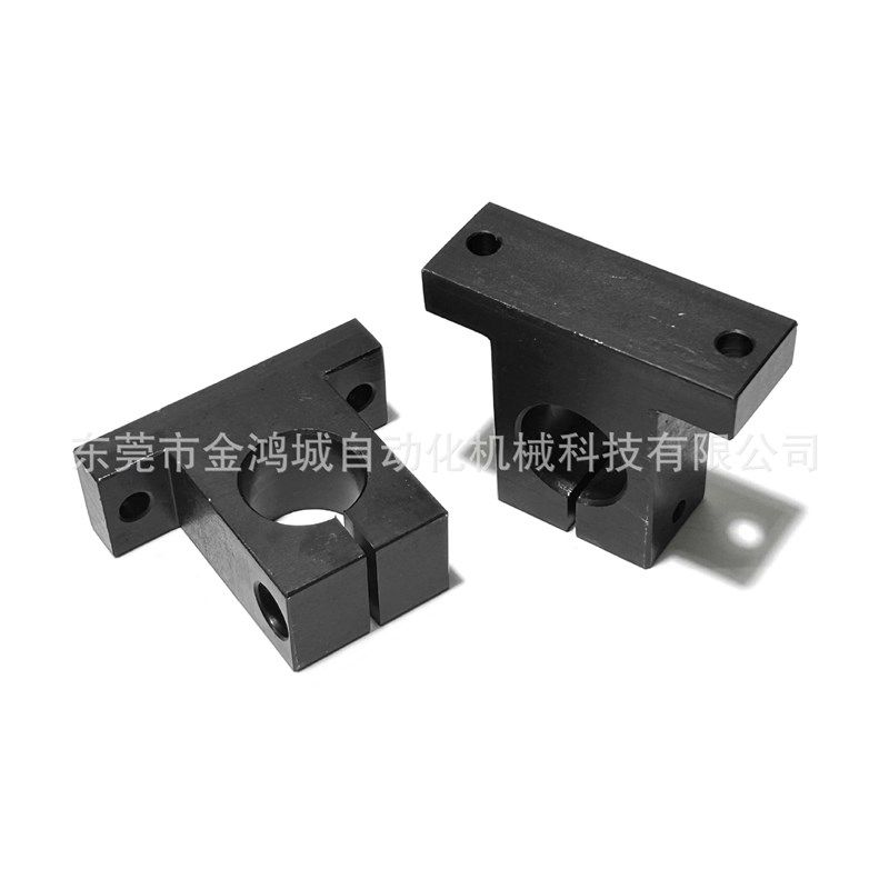 SHSTB T形导向轴支座支架固定 开口型 无定位孔/带定位孔 GCL01