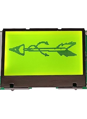 3.0寸lcd液晶屏cog显示模块12864点阵黄绿屏SPI串口屏工业液晶屏