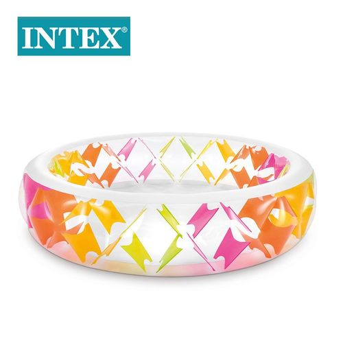 intex 56494 彩色成人家庭戏水池充气游泳池儿童海洋球池