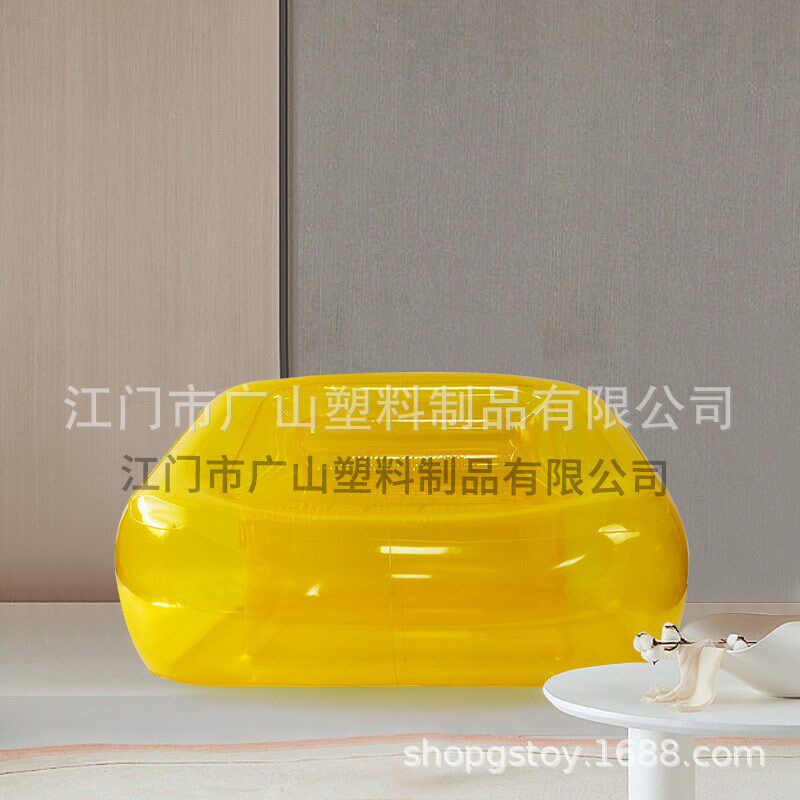 厂家直销透明沙发防潮露营双人懒人沙发便携易收纳户外充气沙发