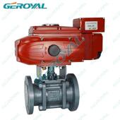电动耐腐蚀球阀 碳钢 阀门厂家 电动调节陶瓷球阀 GEROYAL精欧