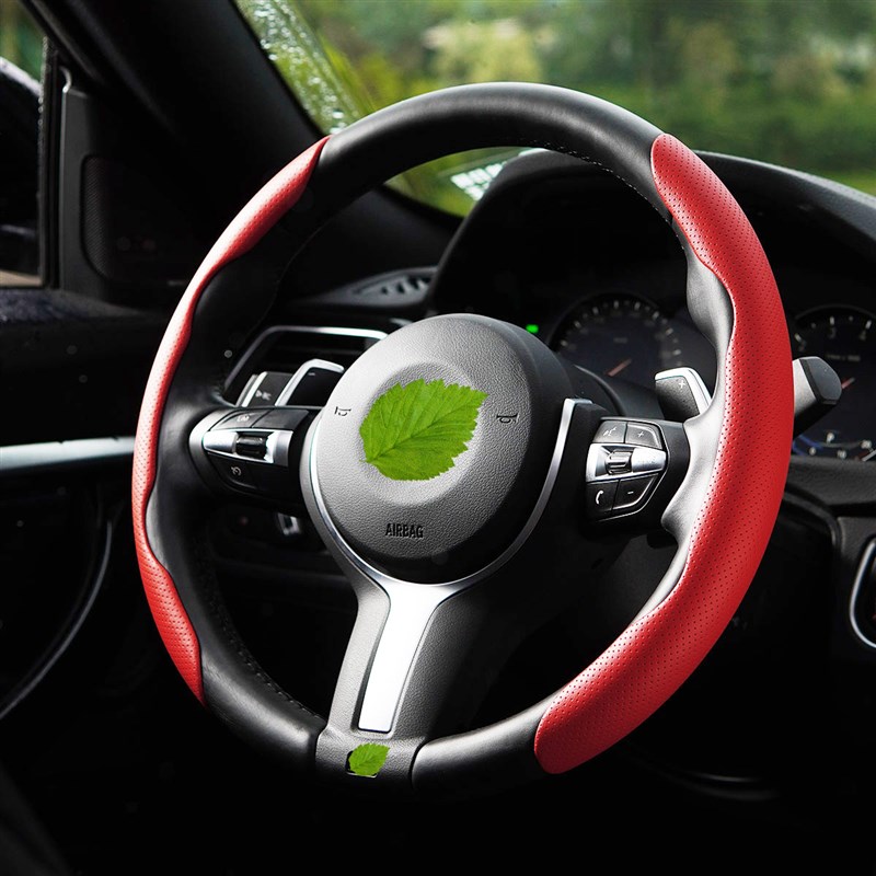 卡扣式方向盘套超薄纳帕打孔冬暖夏凉网络爆品不打滑卡套