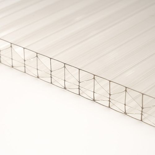 PC阳光板透明雨棚阳光棚采光板隔热遮阳雨棚车棚中空婚庆蜂窝板