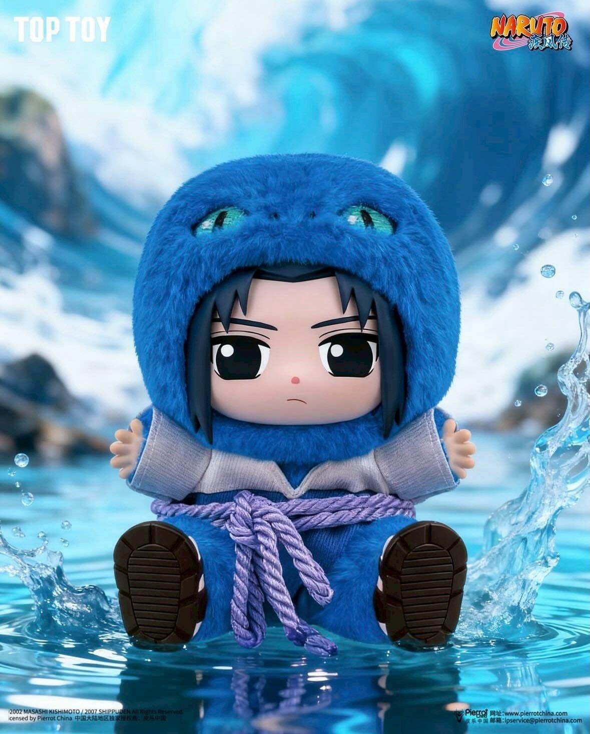 Pelúcia Uchiha Sasuke Aoda Estilo Labubu Naruto Shippuuden Cute Beast Sitting Party (EAKI, Top Toy) Pelúcia Uchiha Sasuke Aoda Estilo Labubu Naruto Shippuuden Cute Beast Sitting Party (EAKI, Top Toy)