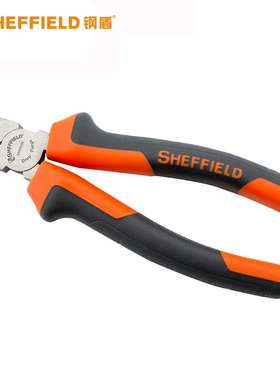 SHEFFIELD/钢盾 S045006 双色柄斜嘴钳斜口钳6寸