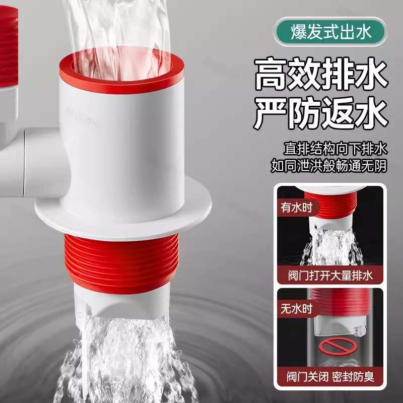 厨房下水管三头通防返臭神器水槽下水道密封塞排水管道分水器接头