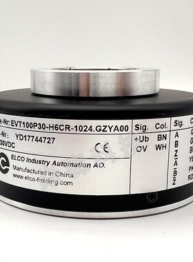 EVT100P30-H6CR-1024.GZYA00空心轴宜科电梯电机旋转编码器