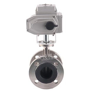 200 电动全不锈钢法兰蝶阀 150 125 100 DN40 16P D941X