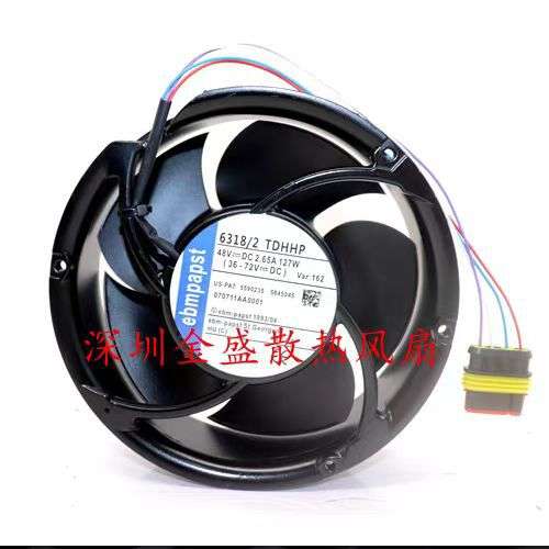 原装/ebmpapst 6318/2TDHHP 48V 2.65A 127W 高端 大风量散热风扇