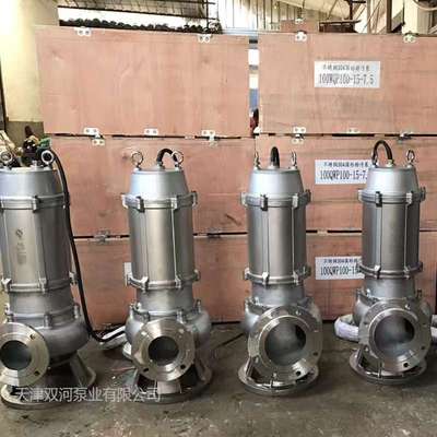 WQP潜水排污泵 无堵塞潜污泵 220V家用排污泵 304不锈钢污水泵