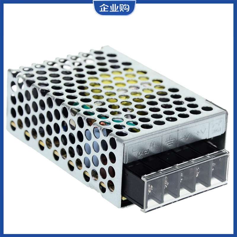 明纬RS-25W12V2A/24V1A直流开关电源3.3/5/15/48V监控NES/S