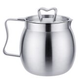 甄选加厚304不锈钢滤油壶过滤油灌壶油滤壶厨房家用防摔油大容量